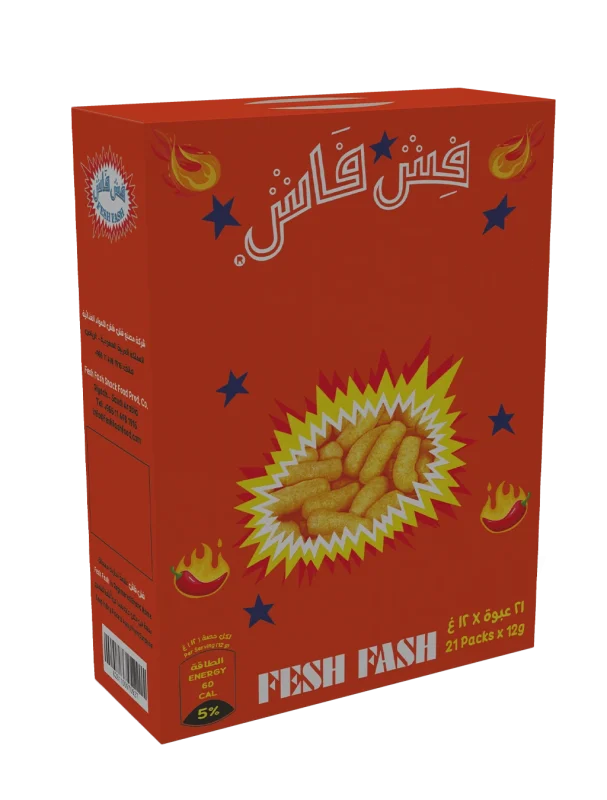 فش فاش حار نار العبوة الفخمة
