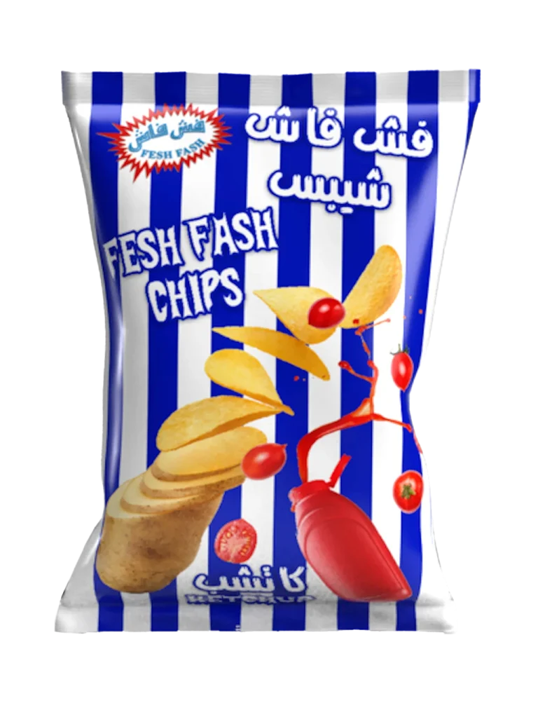 فش فاش شيبس كاتشب عائلي